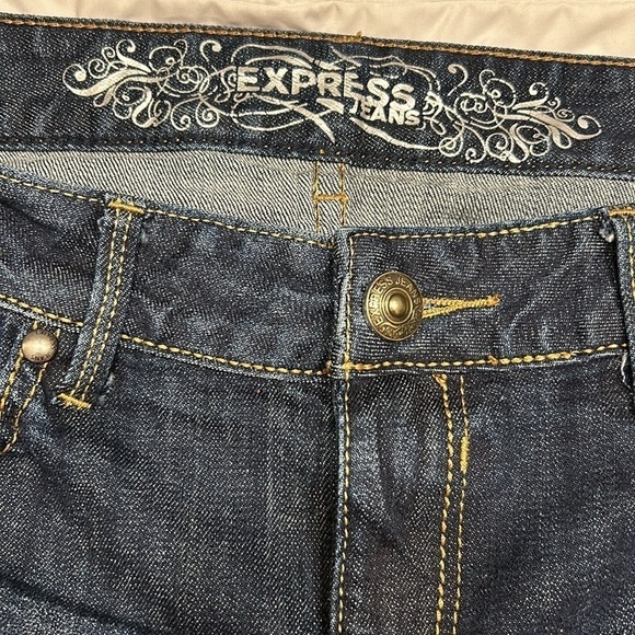 Express Women Bootcut Stella Regular Fit Low Rise Jeans Size 6r - Picture 5 of 7